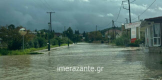 Κακοκαιρία «Byron»: Πλημμύρες, 112 και απεγκλωβισμοί σε Ζάκυνθο, Ρόδο και Λακωνία
