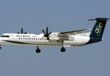 Αναγκαστική επιστροφή πτήσης της Olympic Air στη Ρόδο λόγω ένδειξης δυσλειτουργίας σε κινητήρα – Η ανακοίνωση της Aegean